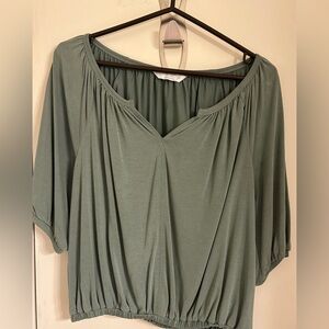 Lucky Brand Elegant Green Women's Top